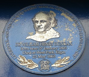 Dr Duncan plaque